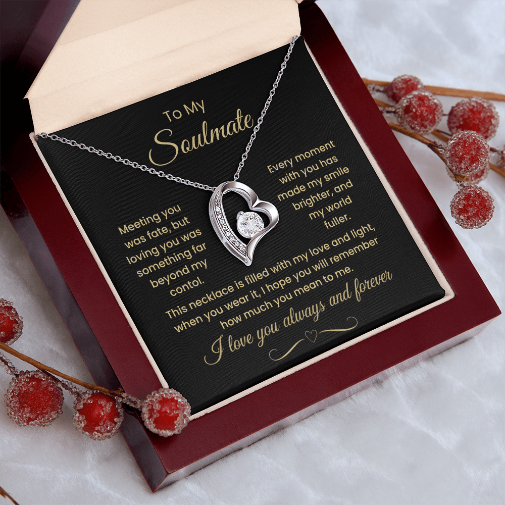This Necklace Is Filled With My Love And Light, Forever Love Necklace