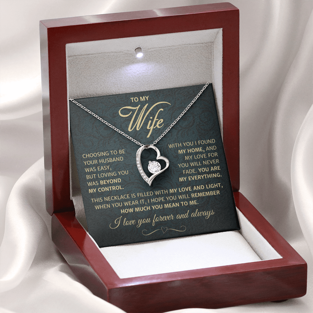 With You I Found My Home, Forever Love Necklace