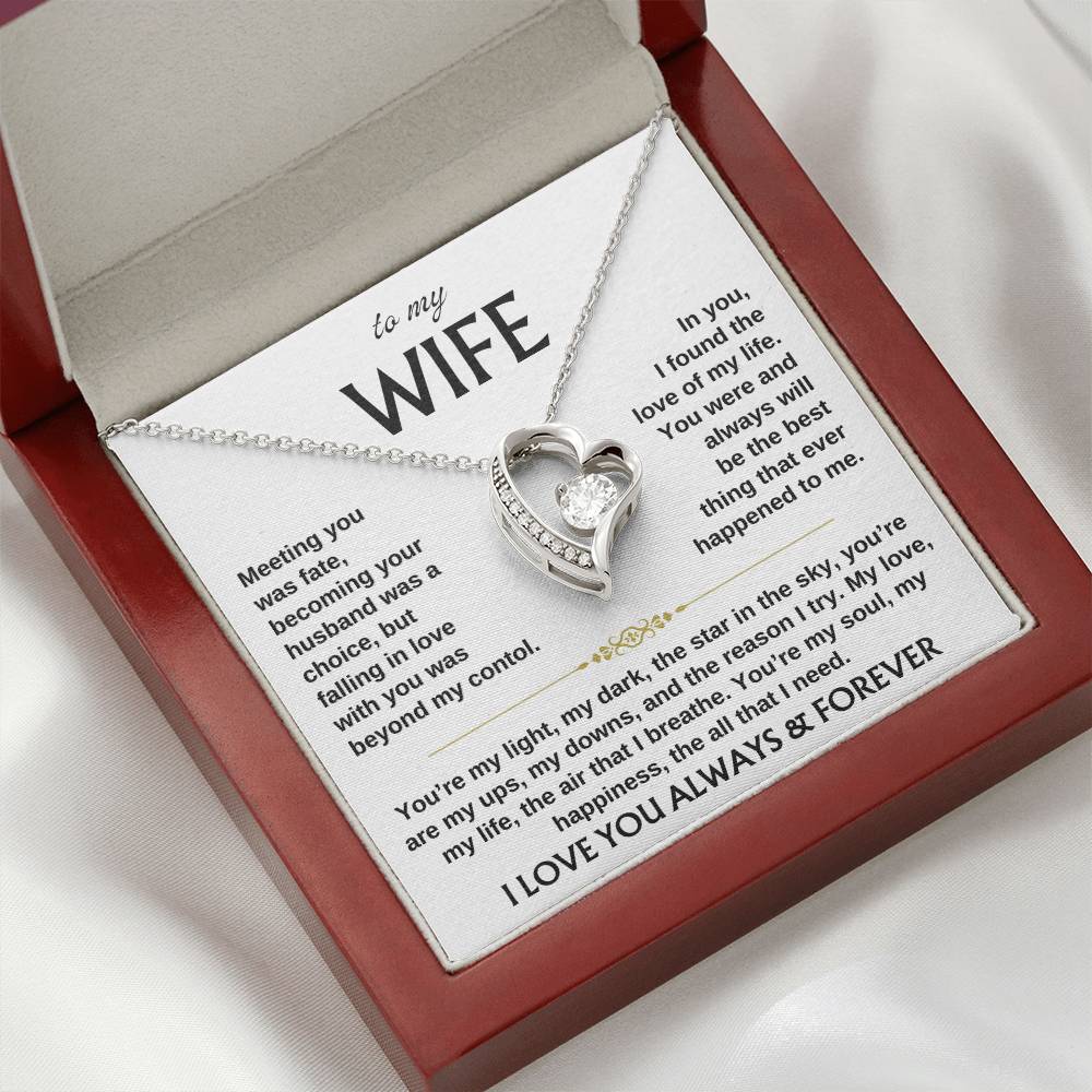 Romantic Forever Love Necklace for Special Moments