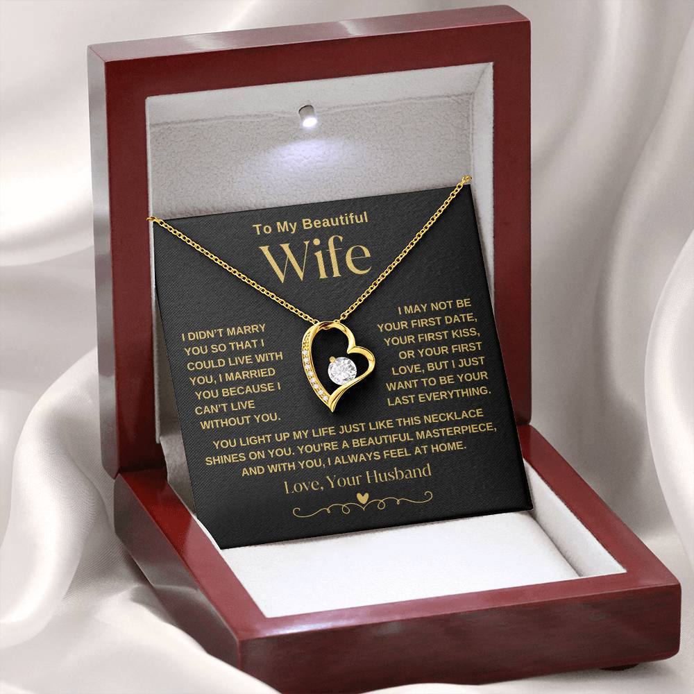 You Light Up My Life, Forever Love Necklace