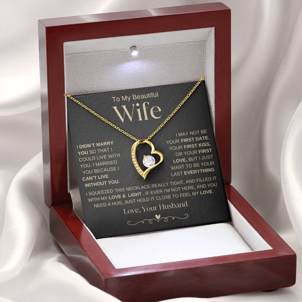 I Love You More Than Any Obstacle, Forever Love Necklace