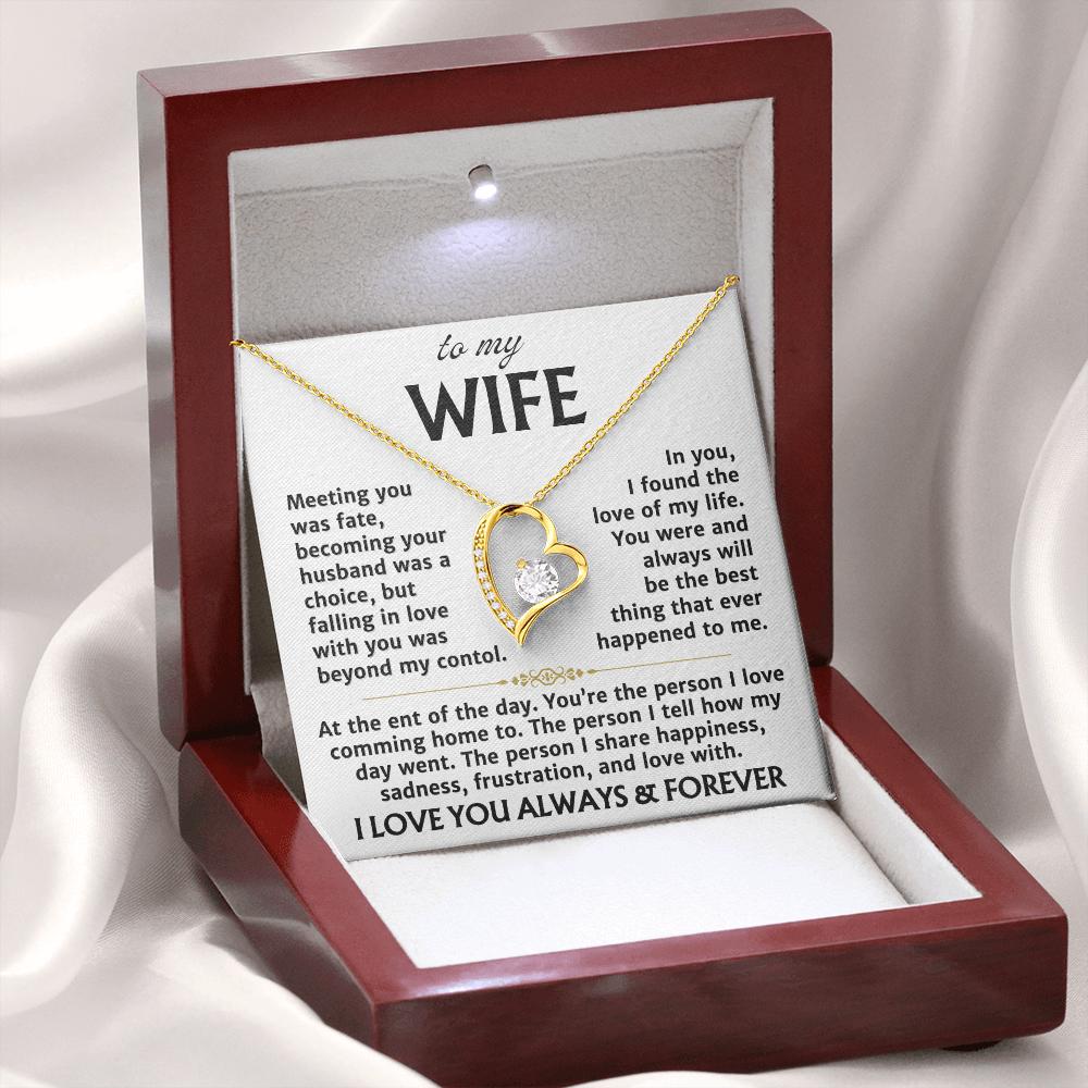 In You I Found My Love, Forever Love Necklace