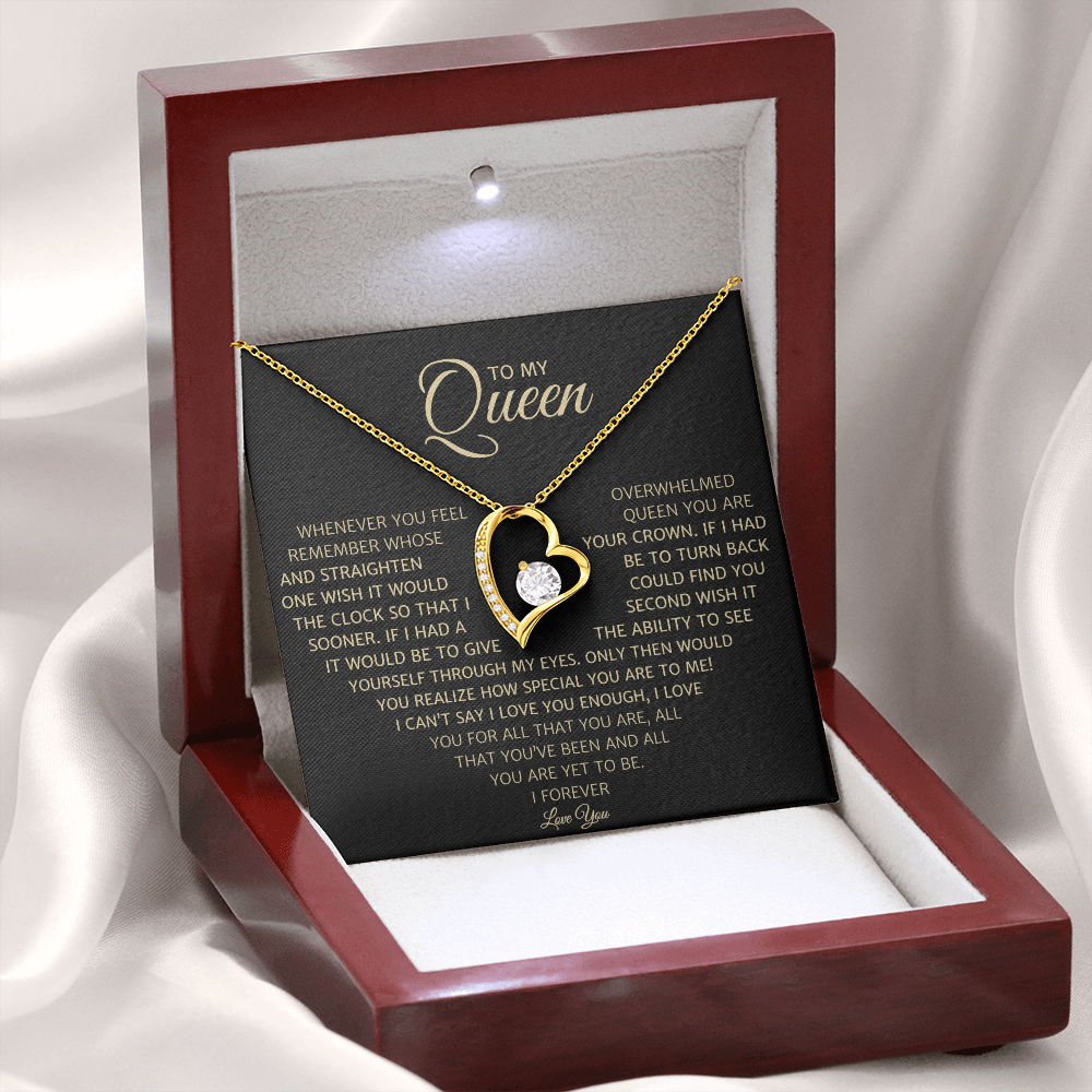 To My Queen, Forever Love Necklace