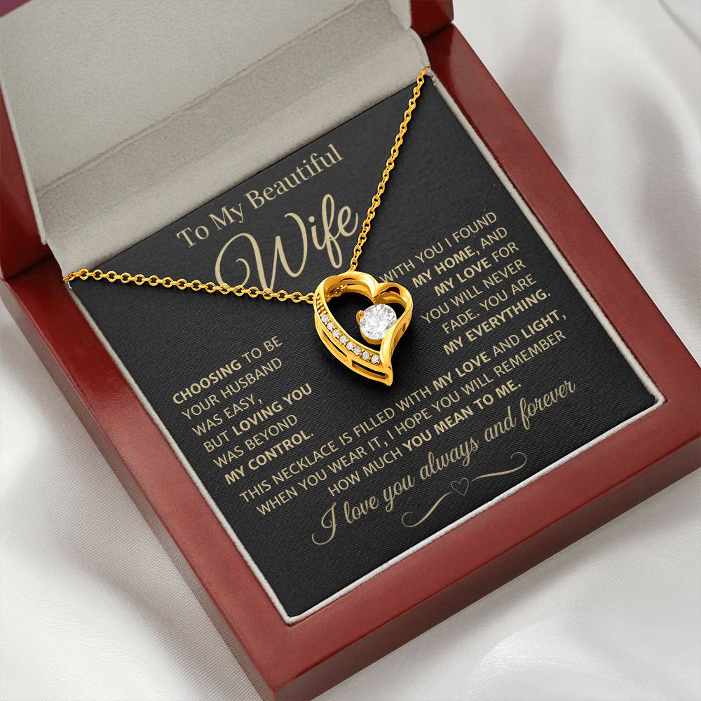 Romantic, Forever Love Necklace, Mother's Day Gift