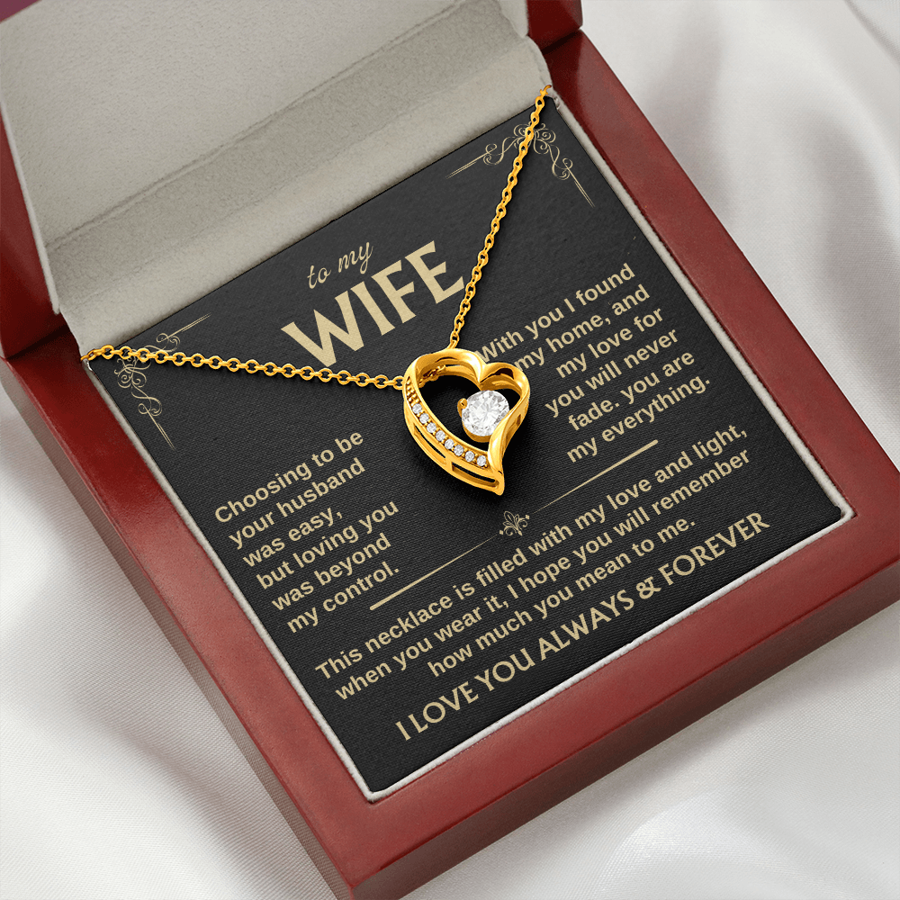 Romantic Forever Love Necklace for Special Moments
