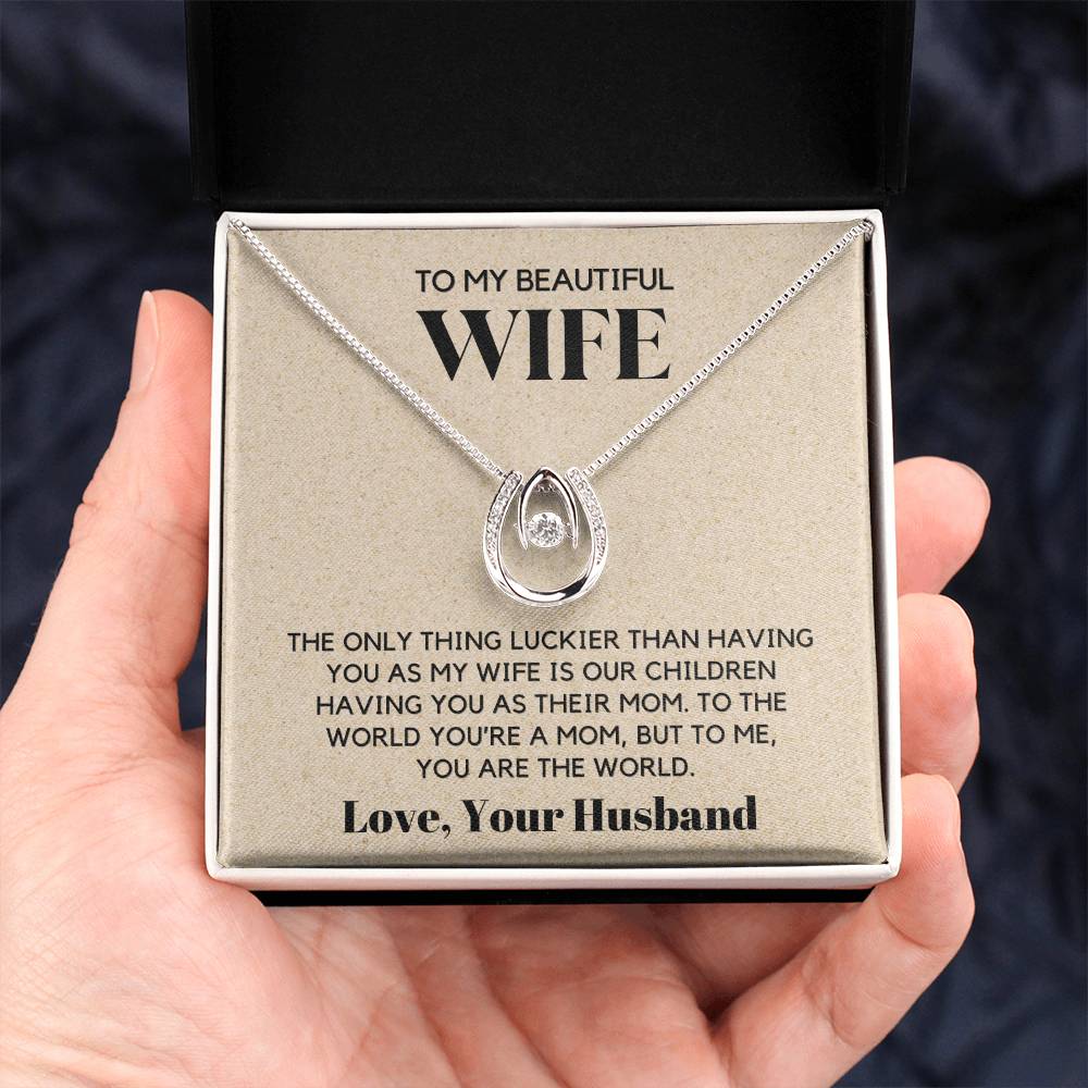 To Me You Are The World, Lucky Horseshoe Necklace