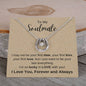 To My Soulmate, I'm so Lucky In Love Necklace