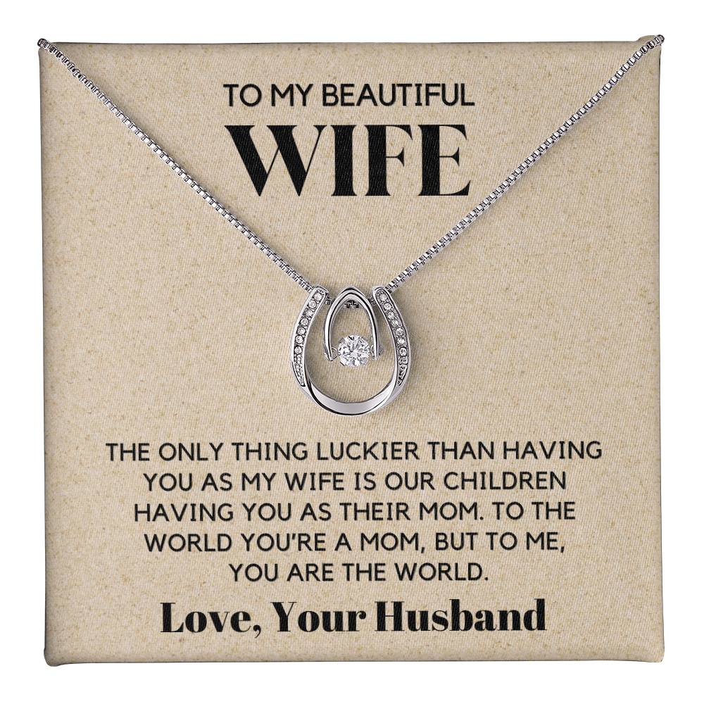 To Me You Are The World, Lucky Horseshoe Necklace