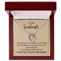 To My Soulmate, I'm so Lucky In Love Necklace