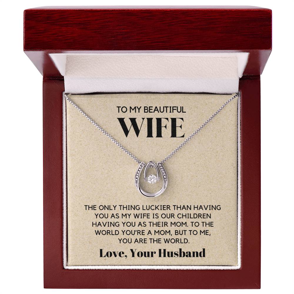 To Me You Are The World, Lucky Horseshoe Necklace