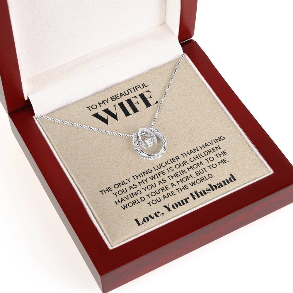 To Me You Are The World, Lucky Horseshoe Necklace