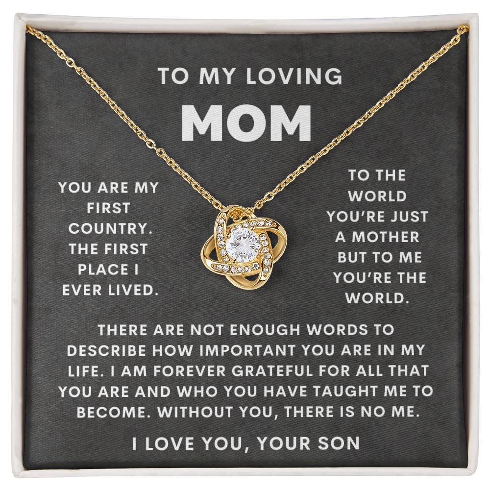 To Me You Are My World, Love Knot Neclace