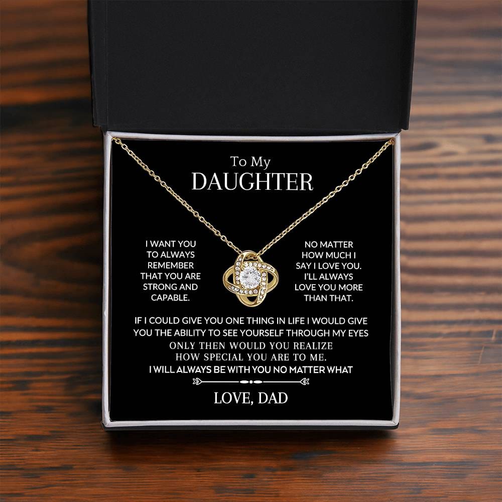 Love Knot Necklace, If I Could Give You One Thing