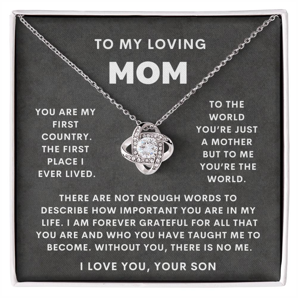 To Me You Are My World, Love Knot Neclace