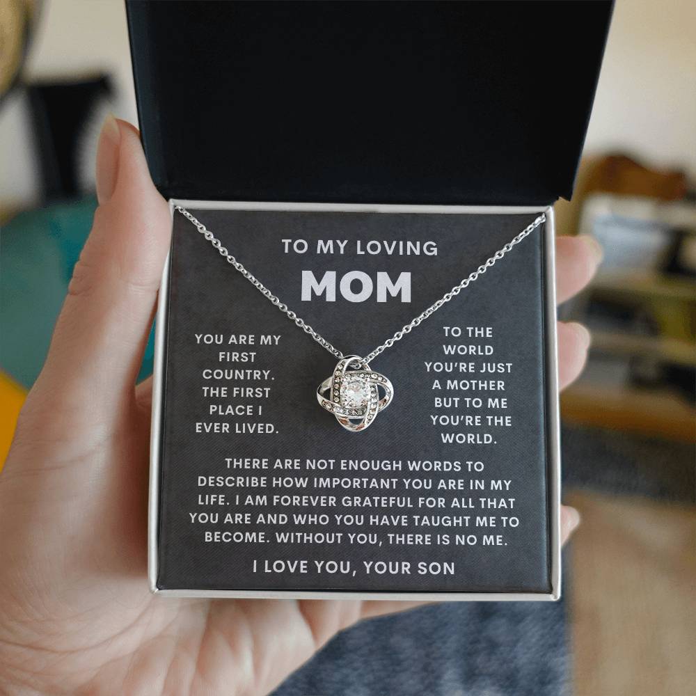 To Me You Are My World, Love Knot Neclace