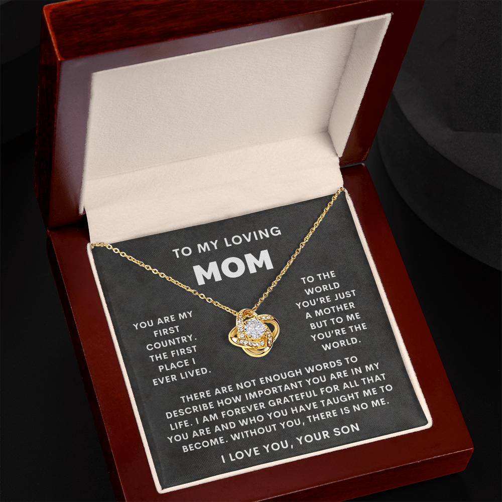 To Me You Are My World, Love Knot Neclace