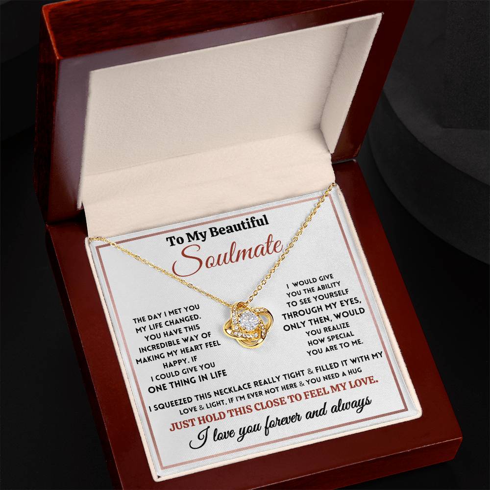 You Have An Incredible Way, Love Knot Neclace
