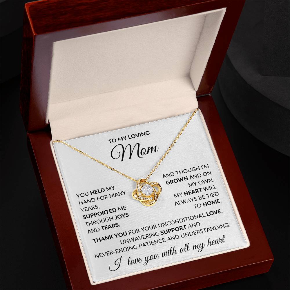 You Held My Hand, Love Knot Necklace