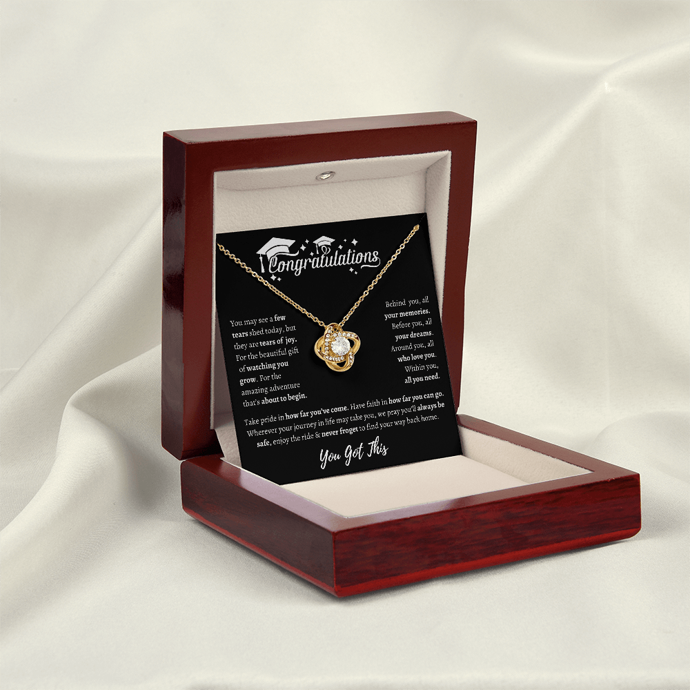 Gift For Graduation "The Beautiful Gift Of Watching You Grow" Necklace
