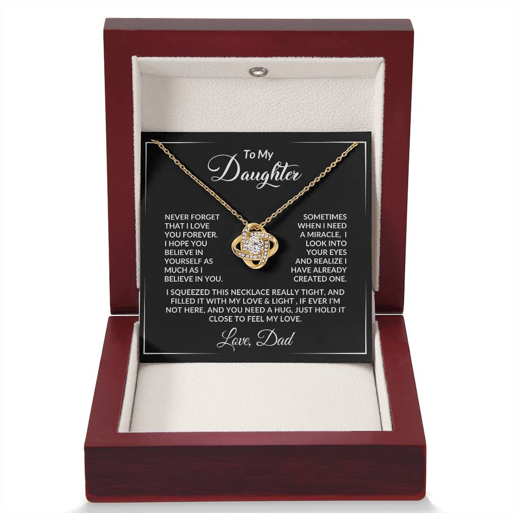 Love Knot Necklace, No Matter What I Love You