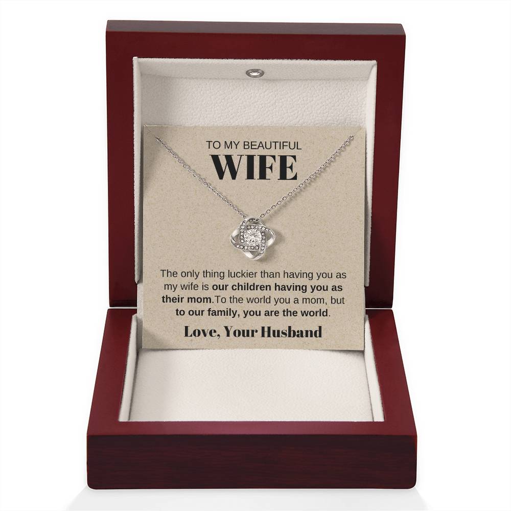 You Are The World, Love Knot Necklace