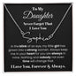 In The Blink Of An Eye, Custom Signature Name Necklace