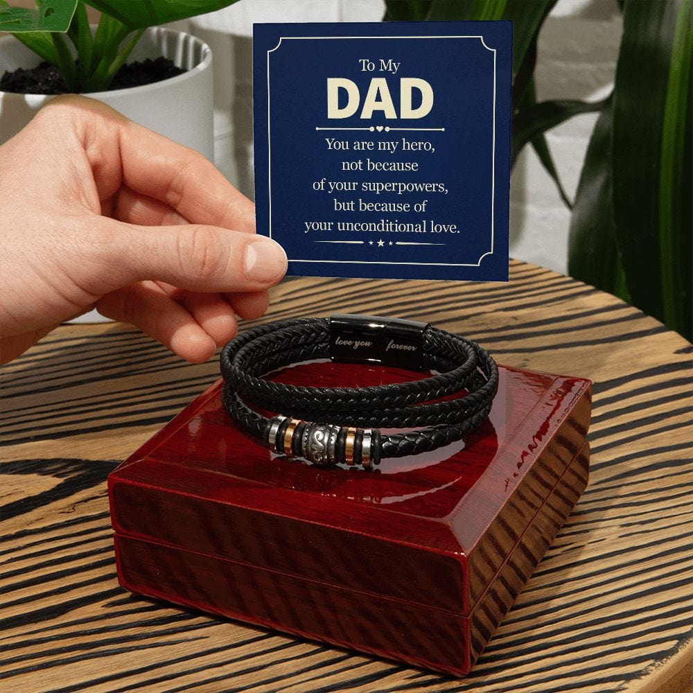 Hero Dad, Men's Bracelet