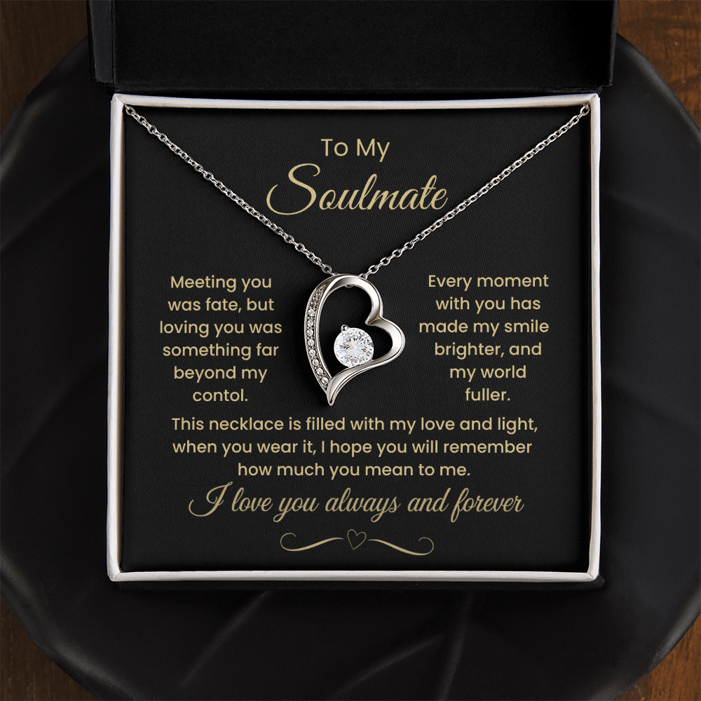 This Necklace Is Filled With My Love And Light, Forever Love Necklace