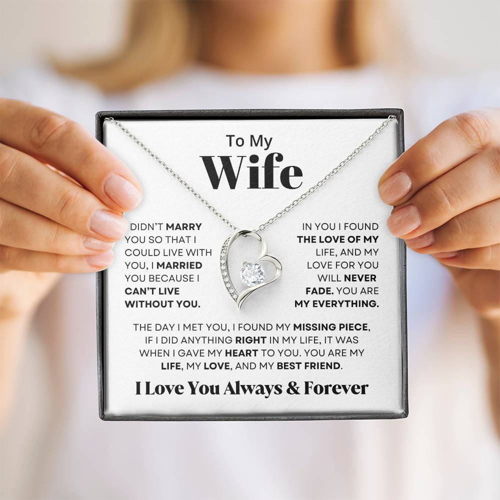 Romantic Forever Love Necklace for Special Moments