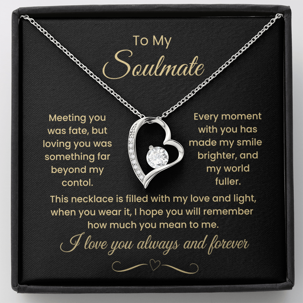 This Necklace Is Filled With My Love And Light, Forever Love Necklace