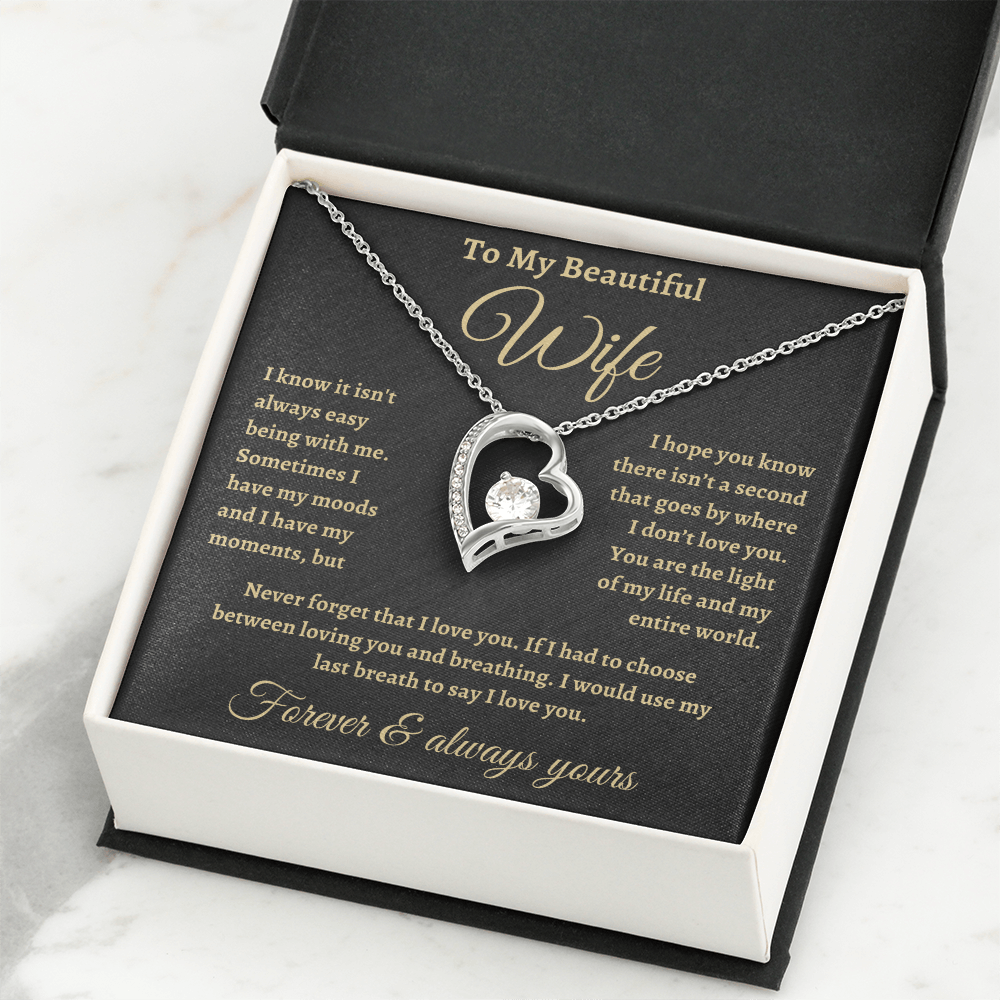 Forever Love Necklace, Never Forget That I Love You