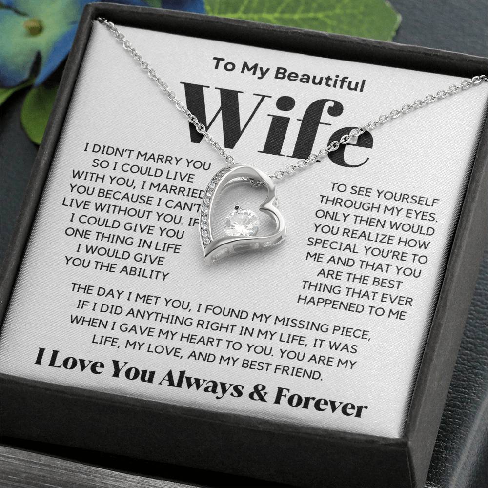 Forever Love Necklace, I Found My Missing Piece