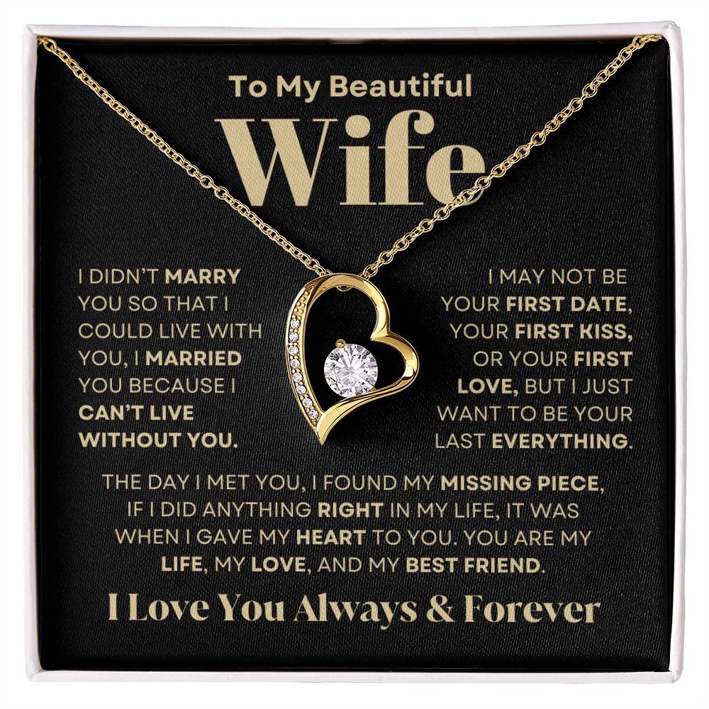 Forever Love Necklace, I Found My Missing Piece