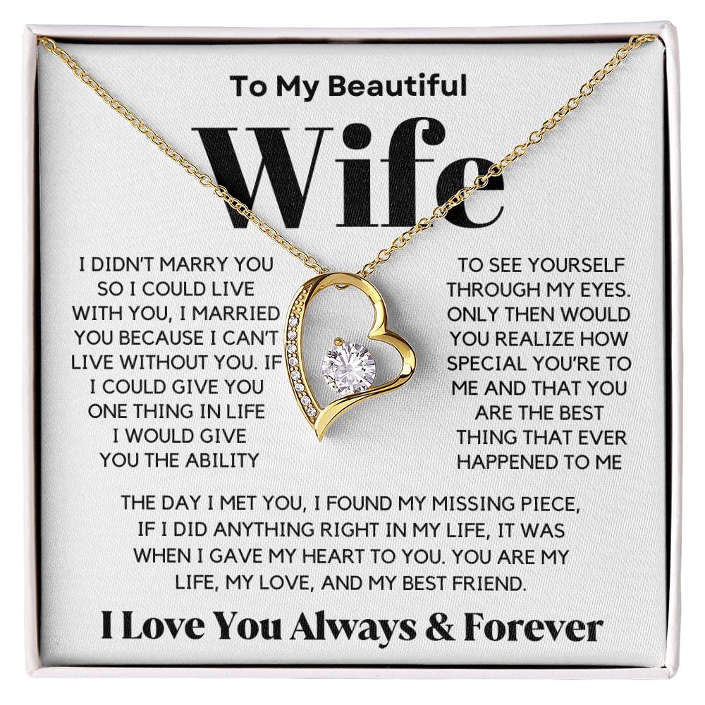 Forever Love Necklace, I Found My Missing Piece