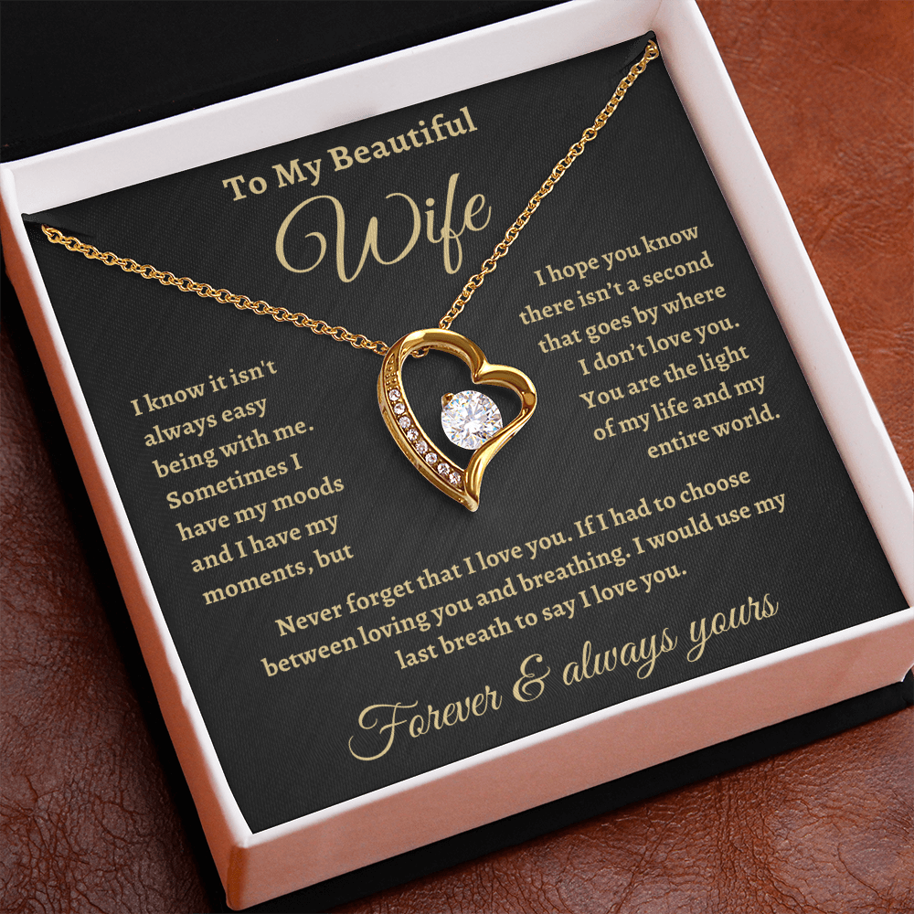 Forever Love Necklace, Never Forget That I Love You