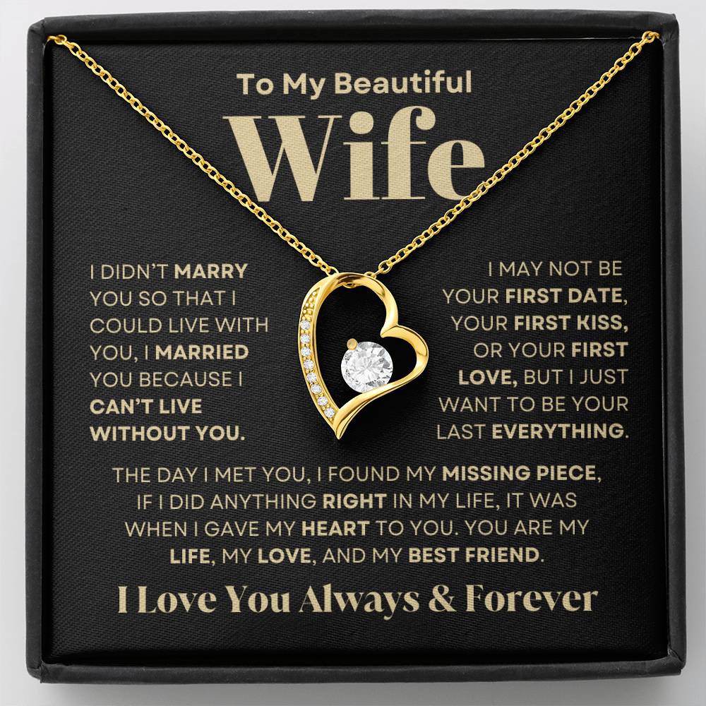 Forever Love Necklace, I Found My Missing Piece