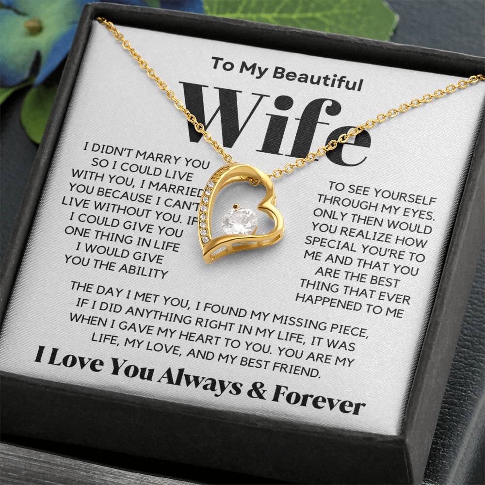 Forever Love Necklace, I Found My Missing Piece