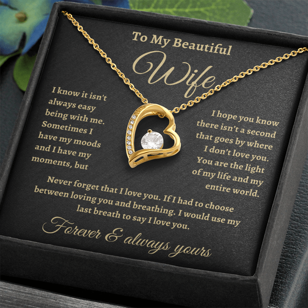 Forever Love Necklace, Never Forget That I Love You