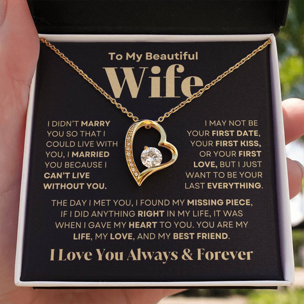 Forever Love Necklace, I Found My Missing Piece