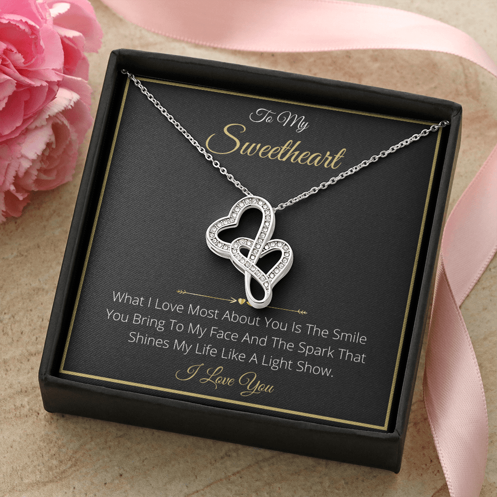 Double Hearts Necklace