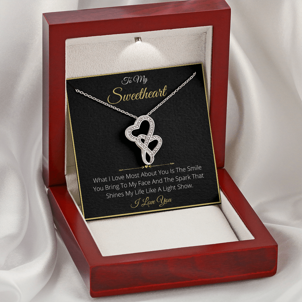 Double Hearts Necklace
