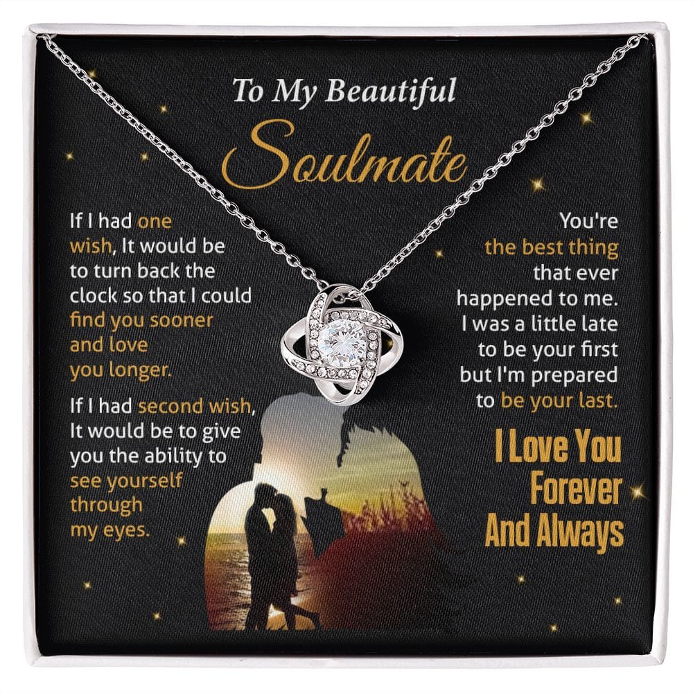 If I Had One Wish, Love Knot Necklace