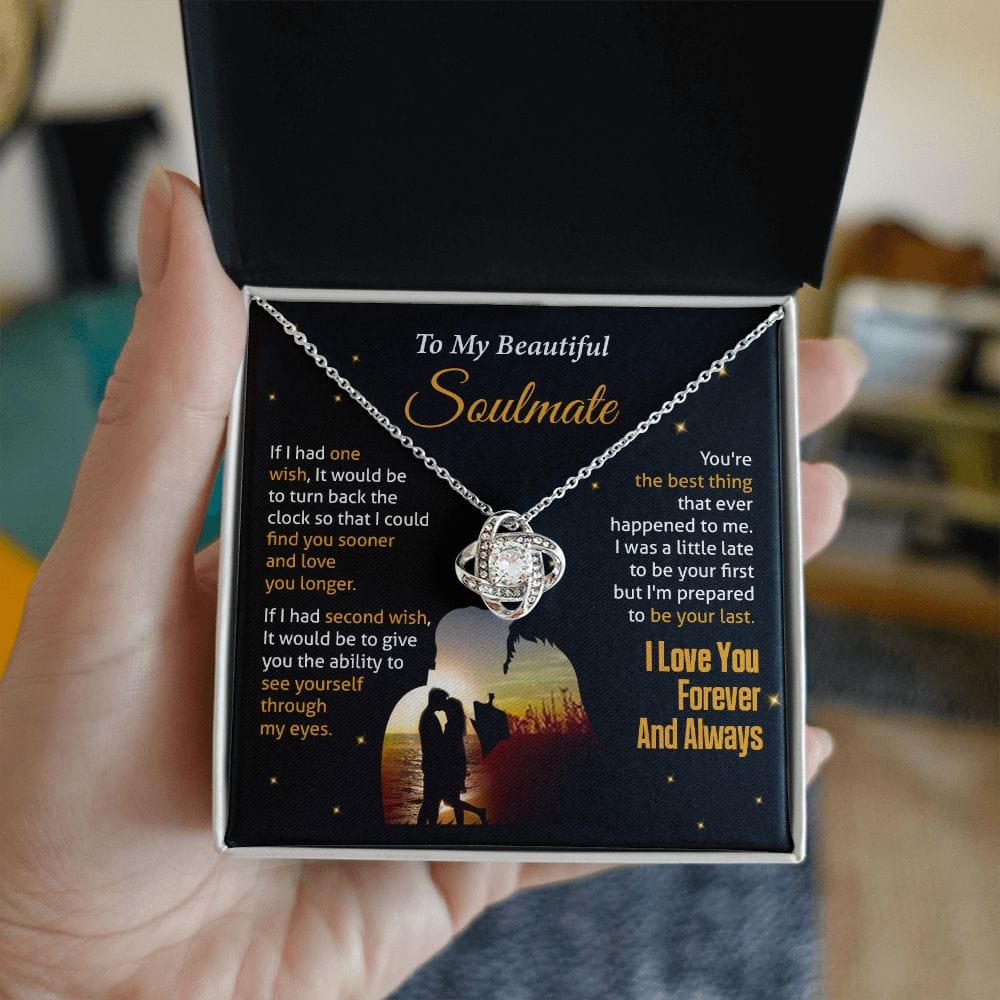If I Had One Wish, Love Knot Necklace