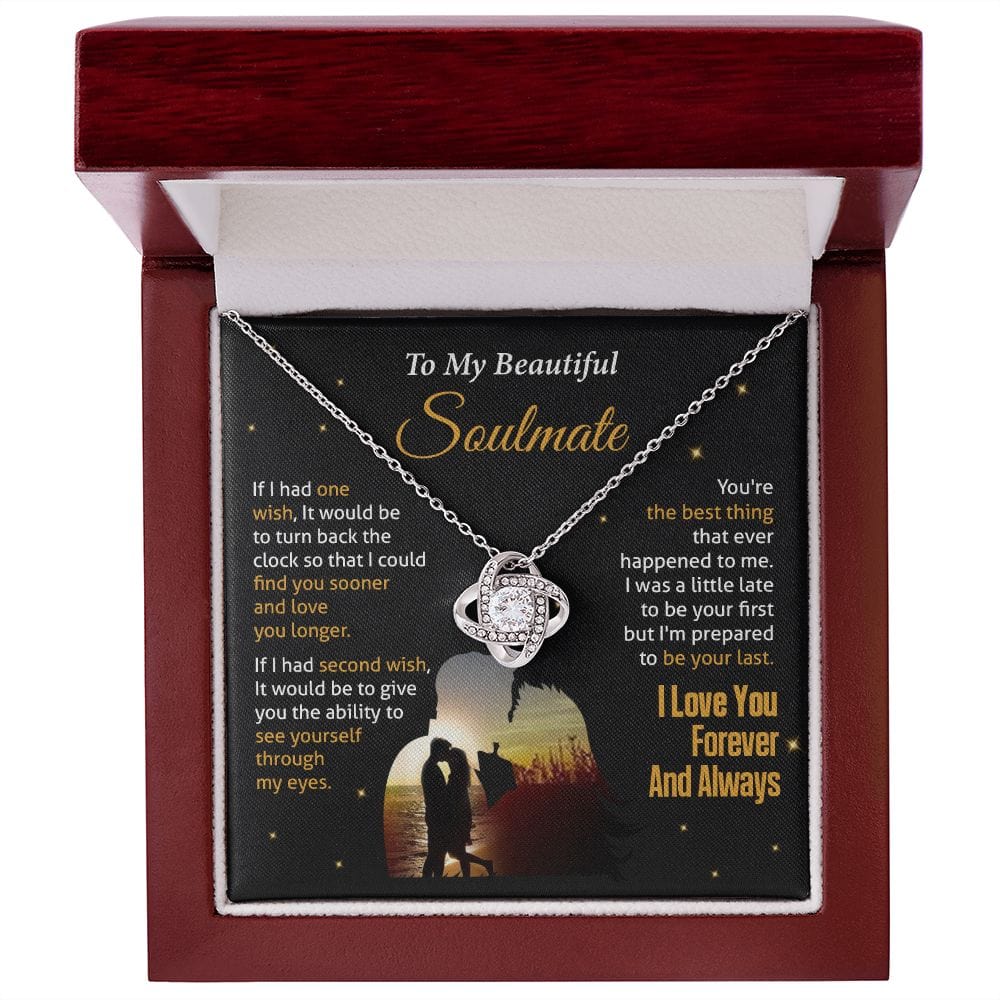 If I Had One Wish, Love Knot Necklace