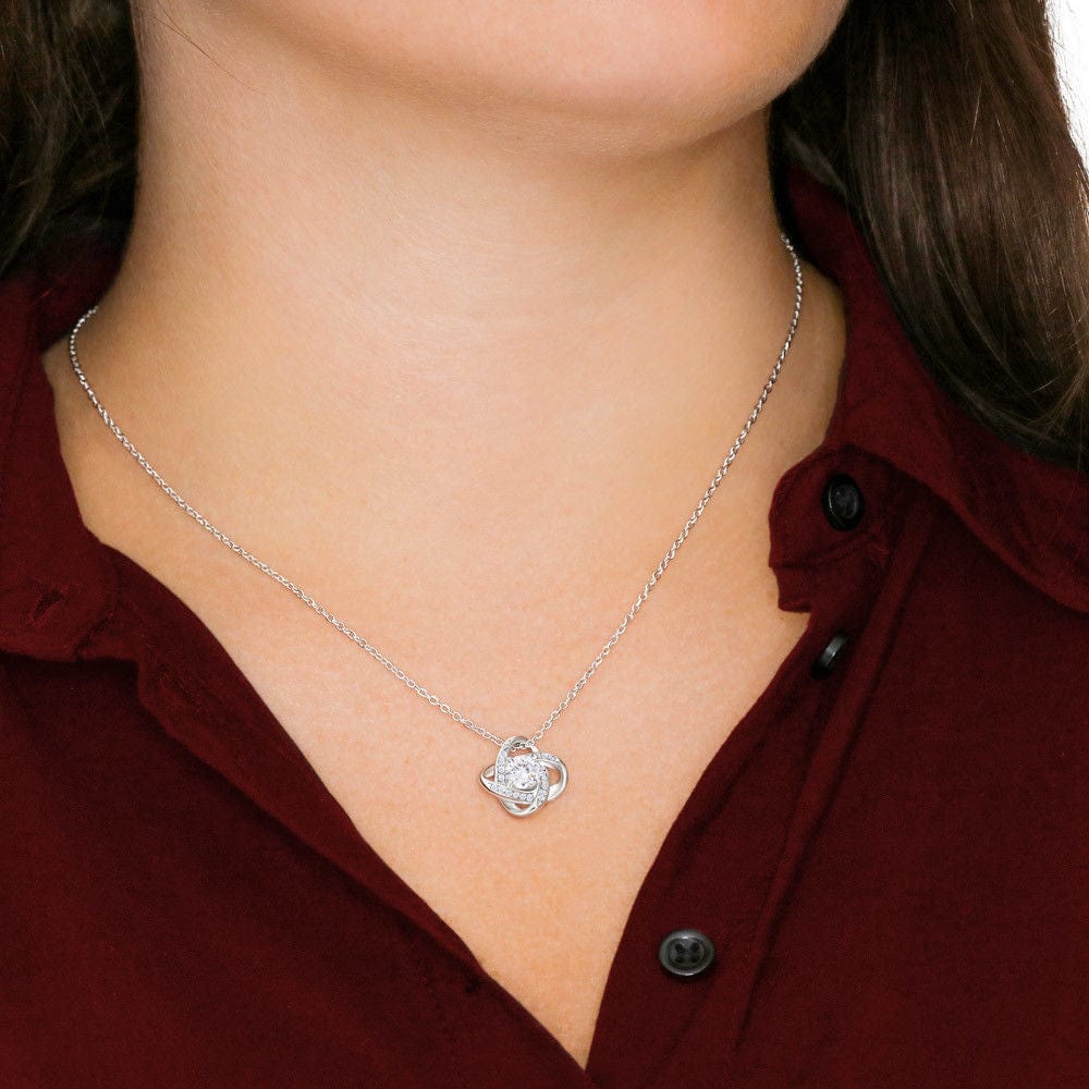If I Had To Change My Life Over Again - Love Knot Necklace