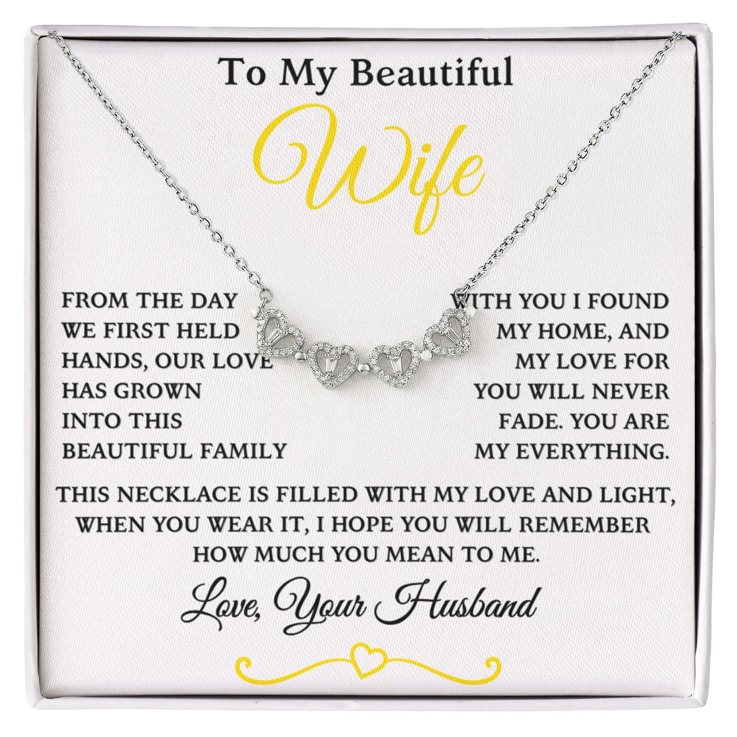 Romantic Magnetic Hearts Necklace