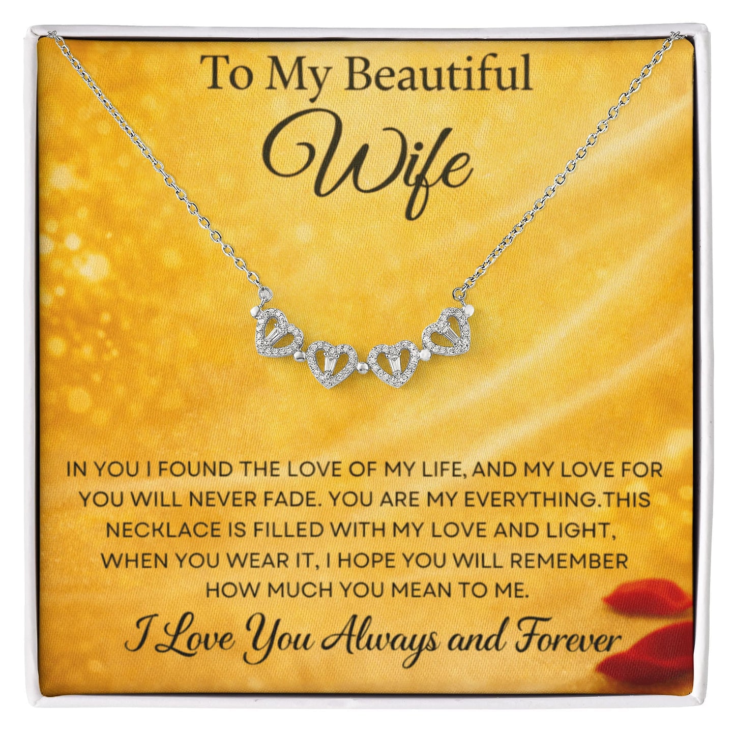 Romantic Magnetic Hearts Necklace