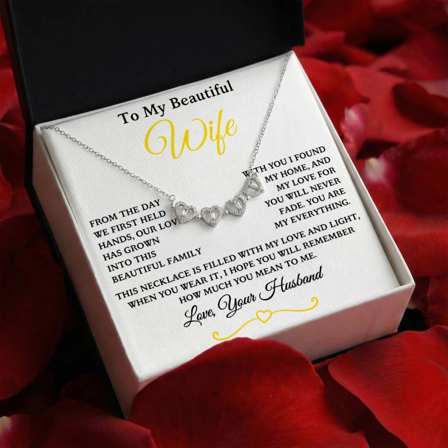 Romantic Magnetic Hearts Necklace