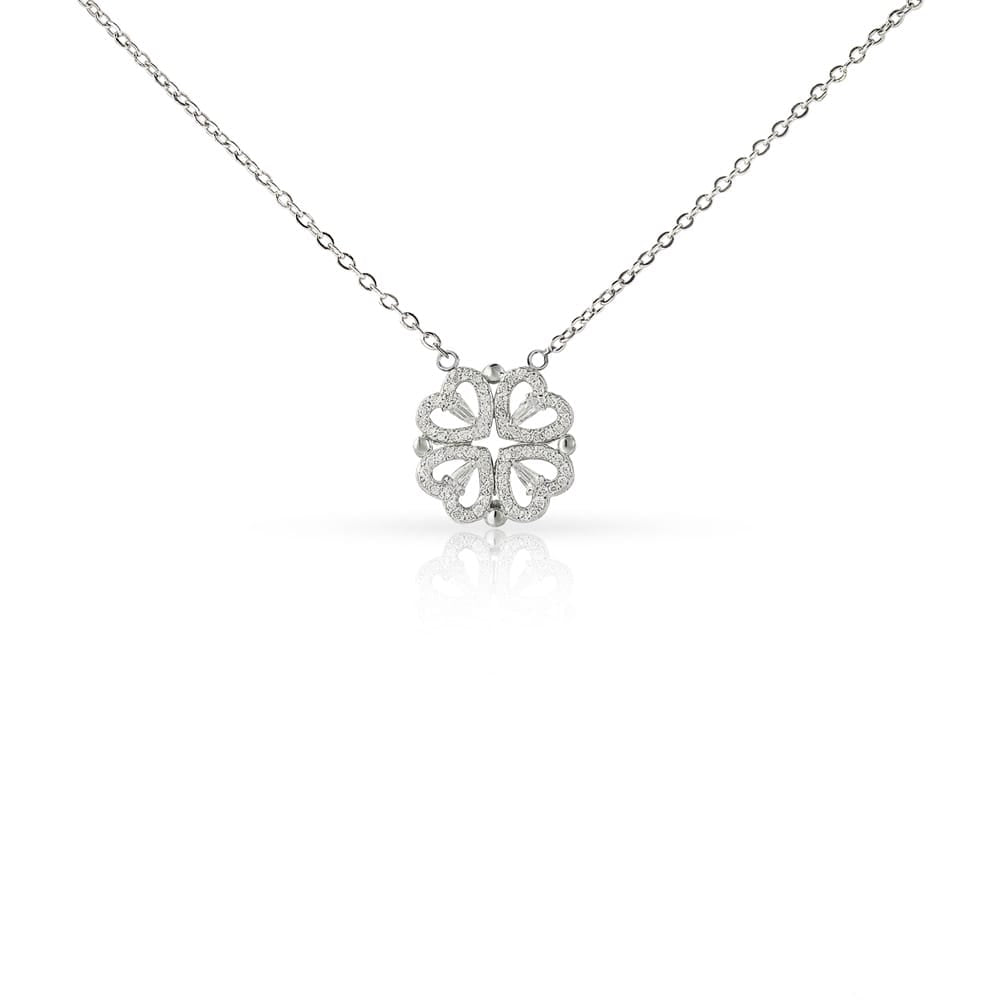 Romantic Magnetic Hearts Necklace