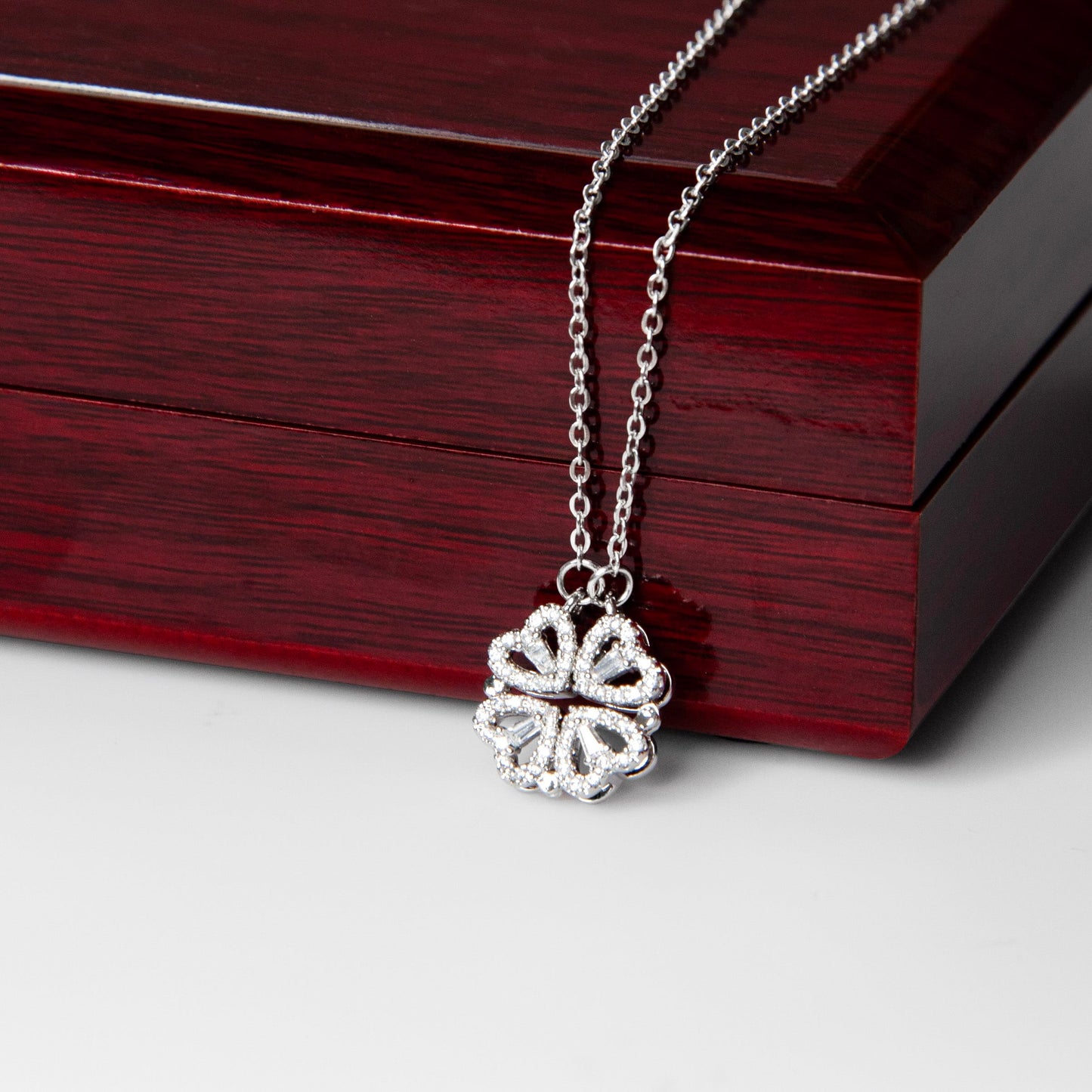 Romantic Magnetic Hearts Necklace